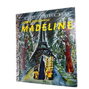 Madeline Ludwig Bemelmans 1954 1st Edition A Childrens A Little Golden Book LGB